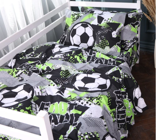 Комплект постільної білизни Бязь Kids Time 17-0837 Urban football - 2