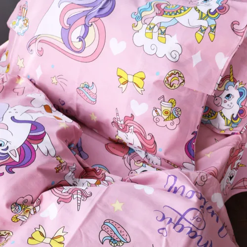 Комплект постільної білизни Бязь 17-0836 Unicorn kids - 2