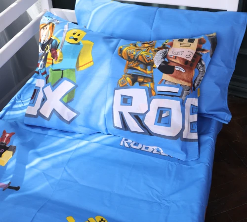 Комплект постільної білизни Бязь 17-0820 Roblox game blue - 2