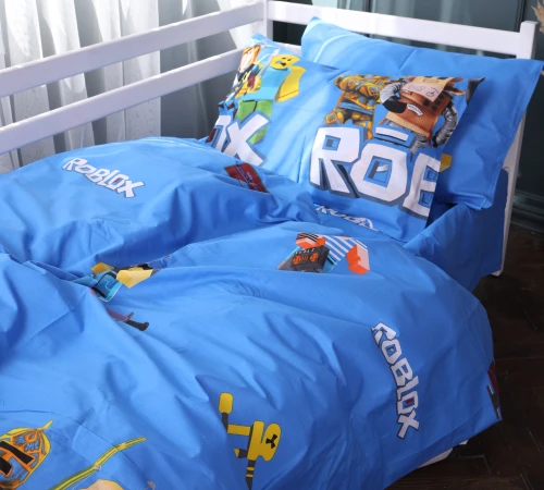 Простынь Бязь Kids 17-0820 Roblox game blue - 2