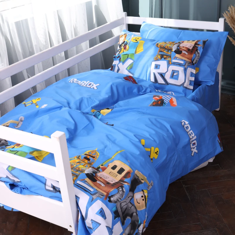 Комплект постільної білизни Бязь Kids Time 17-0820 Roblox game blue - 3