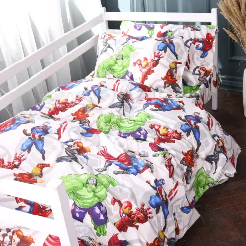 Комплект постільної білизни Бязь Kids Time 17-0823 Hero Force - 3