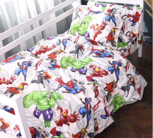 Комплект постільної білизни Бязь Kids Time 17-0823 Hero Force