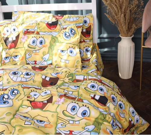 Наволочка Бязь Kids Time 17-0804 Funny Sponge Bob - 2