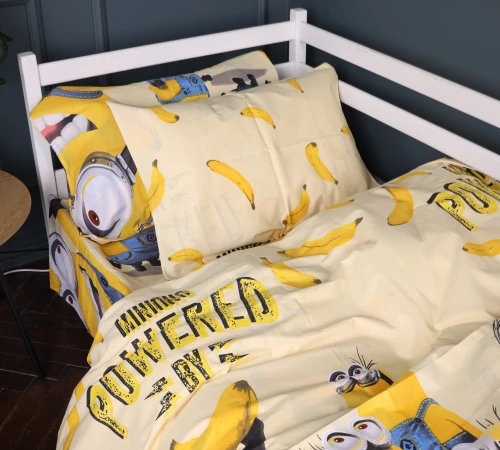 Підковдра Бязь Kids Time 17-0808 Minions and bananas - 2
