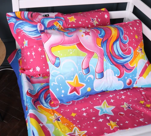 Комплект постільної білизни Бязь Kids Time 17-0819 Ponivibe - 2