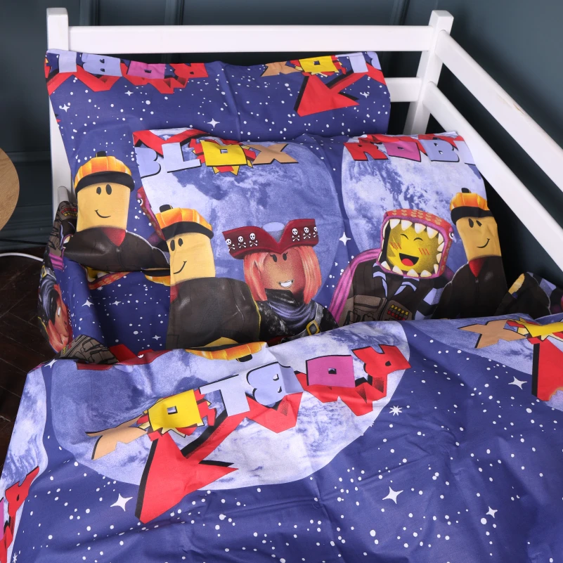 Комплект постільної білизни Бязь Kids Time 17-0797 Roblox - 1