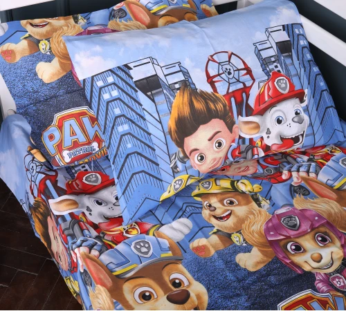 Комплект постільної білизни Бязь Kids Time 17-0803 Paw Patrol Team - 2