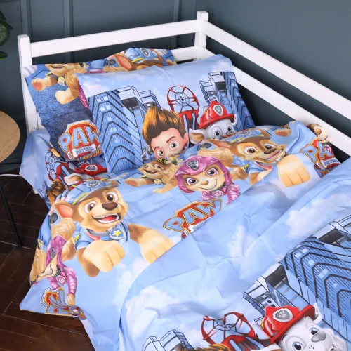 Комплект постільної білизни Бязь 17-0803 Paw Patrol Team - 4
