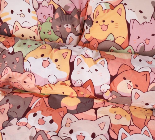 Пододеяльник Бязь  Kids Time 17-0775 Bombshell cats