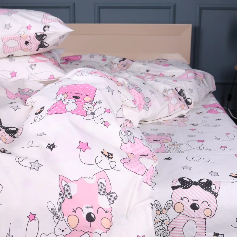Комплект постільної білизни Kids Time 17-0776 Magic cats pink - 2