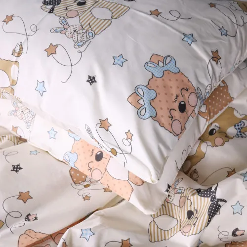 Наволочка Бязь Kids Time 17-0777 Magic cats olive - 2