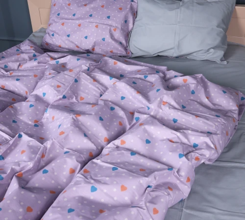 Простирадло Ranforce Elite 17-0782 Pastel Love Print - 2