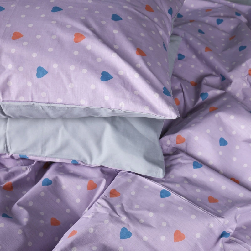 Комплект постільної білизни Бязь 17-0782 Pastel Love Print - 1