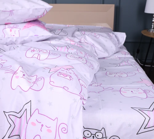 Підковдра Бязь 17-0774 Cat party - 2