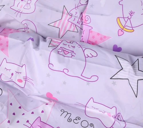 Пододеяльник Бязь  Kids Time 17-0774 Cat party