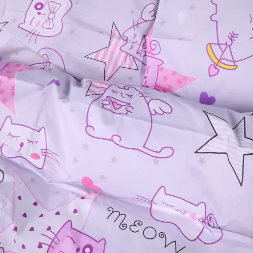 Підковдра Бязь Kids Time 17-0774 Cat party