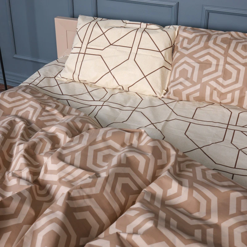 Комплект постільної білизни Бязь 17-0787 Geometry style - 3
