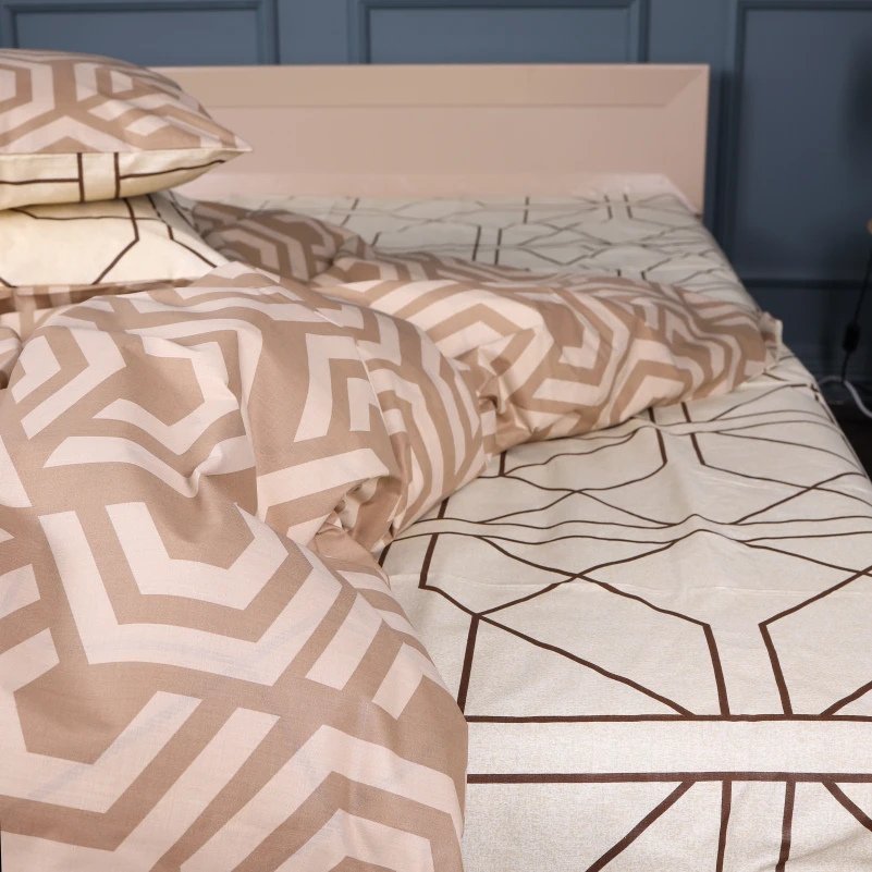 Комплект постільної білизни Бязь 17-0787 Geometry style - 4