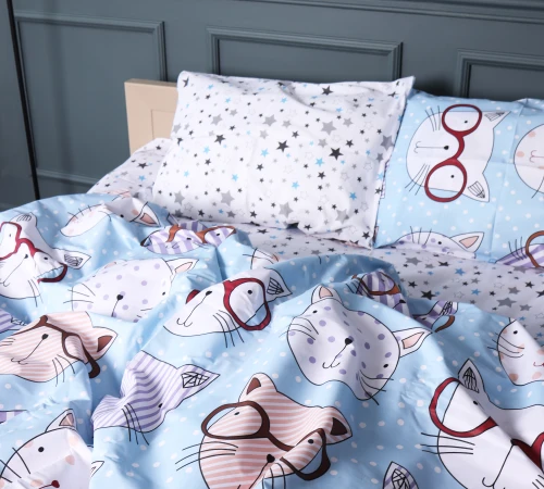 Підковдра Бязь 17-0785 Funny cats