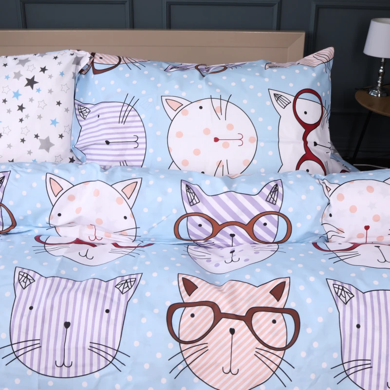 Комплект постільної білизни Ranforce Elite 17-0785 Funny cats - 2