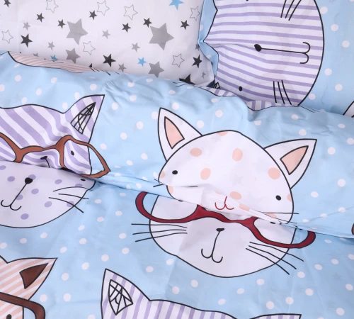 Комплект постільної білизни Ranforce Elite 17-0785 Funny cats - 2