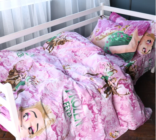Пододеяльник  Бязь Kids Time 17-0791 Frozen pink - 2