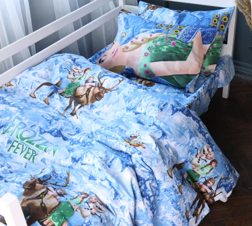 Пододеяльник  Бязь Kids Time 17-0792 Frozen blue - 2