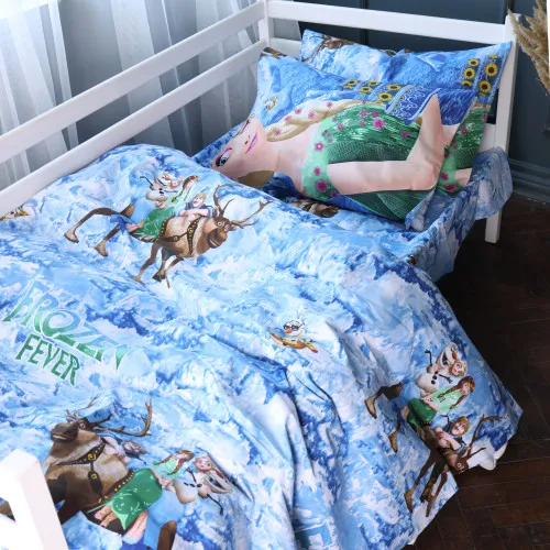 Пододеяльник  Бязь Kids Time 17-0792 Frozen blue - 2