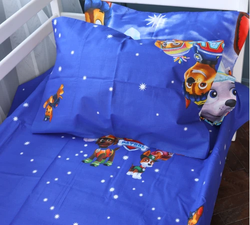 Простирадло Ranforce Elite 17-0794 Paw Patrol Winter blue