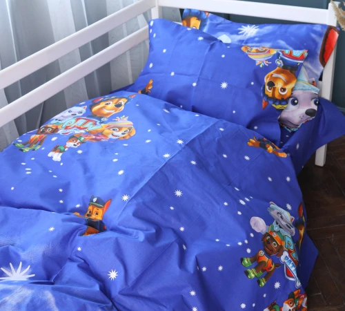 Простирадло Ranforce Elite 17-0794 Paw Patrol Winter blue - 2