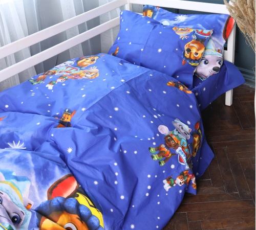 Простынь Бязь Kids Time 17-0794 Paw Patrol Winter blue