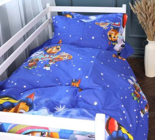 Підковдра Бязь 17-0794 Paw Patrol Winter blue