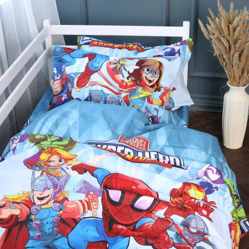 Простынь Бязь Kids Time 17-0796 Marvel - 2