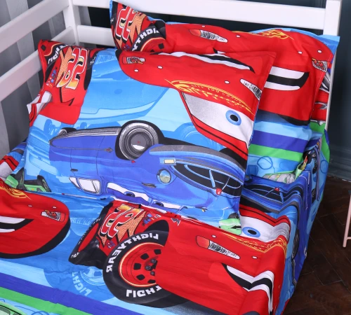 Наволочка Бязь Kids Time 17-0778 McQueen's Racing Dreams blue - 2