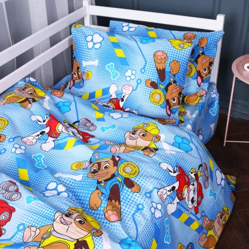 Пододеяльник Бязь Kids Time 17-0780 Paw Patrol blue