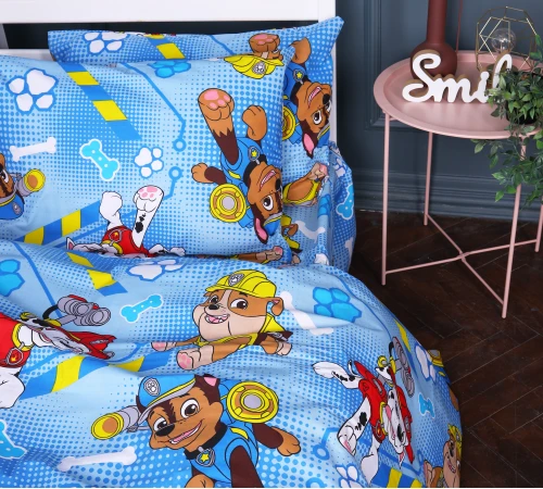 Наволочка Бязь Kids Time 17-0780 Paw Patrol blue