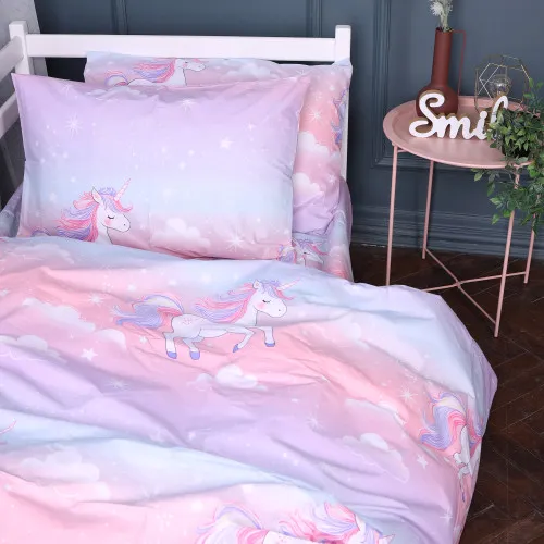 Пододеяльник Ranforce Elite 17-0790 Единорог на радуге - 2