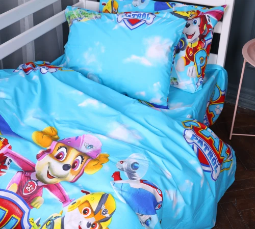 Пододеяльник Бязь Kids Time 17-0788 Команда Щенячий патруль - 2