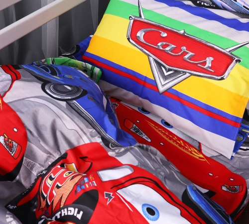 Пододеяльник Бязь Kids Time 17-0779 McQueen's Racing Dreams gray - 2