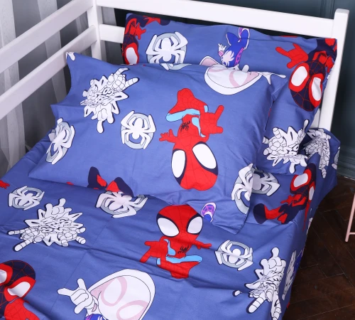 Дитяча постільна білизна Бязь Kids Time 17-0789 Spider-Man 2 - 2