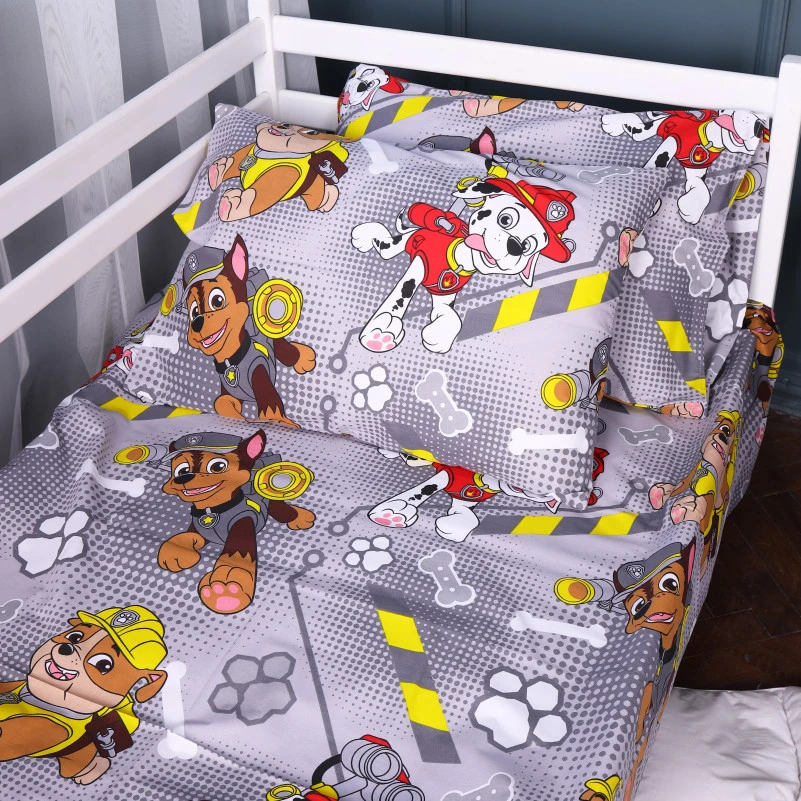 Комплект постільної білизни Бязь Kids Time 17-0781 Paw Patrol gray - 1