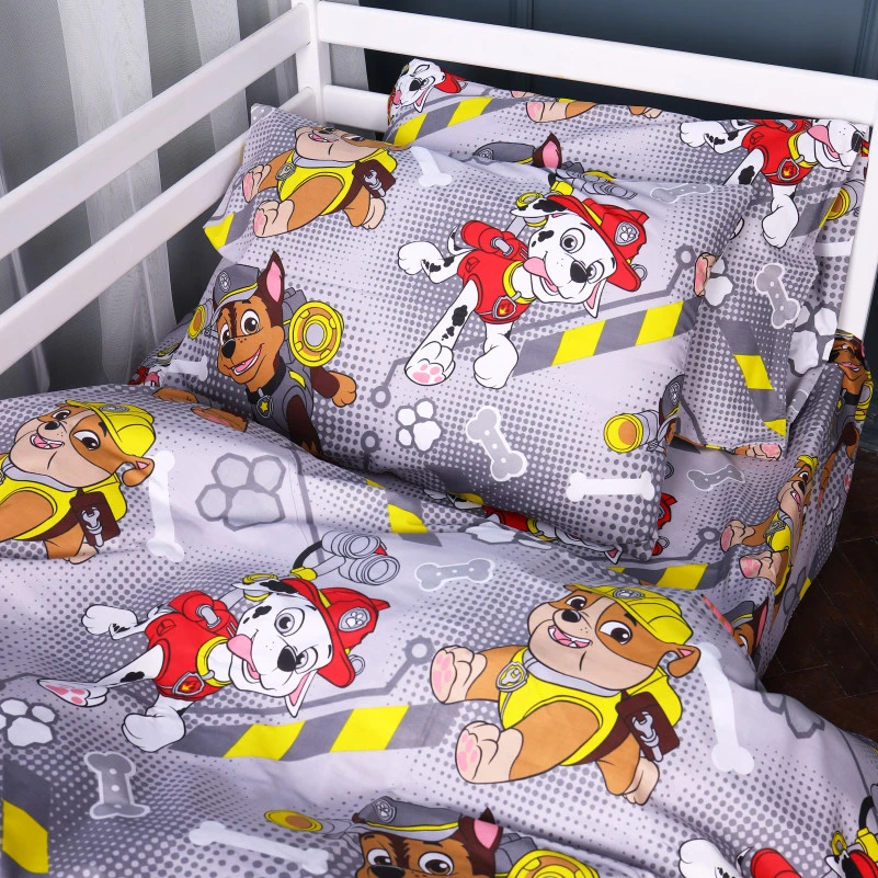 Комплект постільної білизни Бязь Kids Time 17-0781 Paw Patrol gray - 2