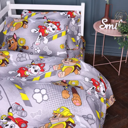Комплект постельного белья Ranforce Elite 17-0781 Paw Patrol gray - 3