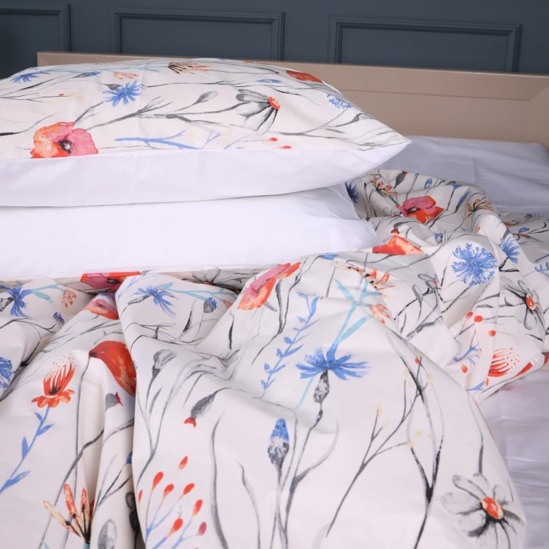 Комплект постільної білизни Бязь 17-0814 Poppies - 1