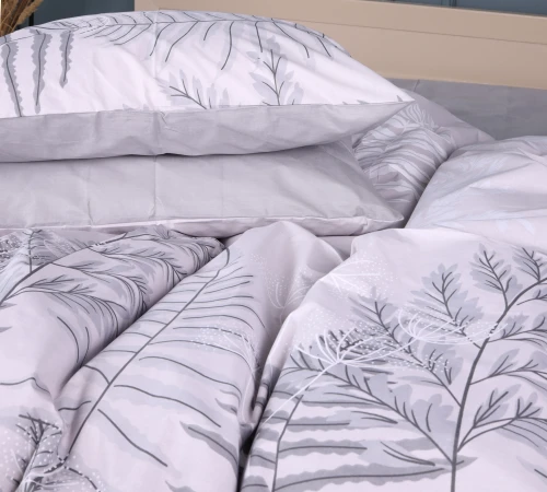 Комплект постільної білизни Бязь 17-0815 Silver Branches - 2