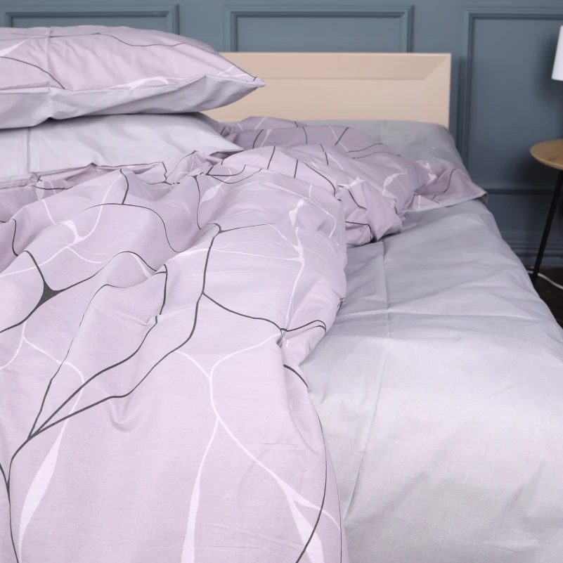 Комплект постільної білизни Бязь 17-0809 Accents gray - 3