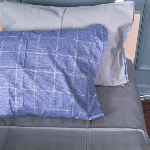 Наволочка Сатин STANDART 22-1434 Graphite Check