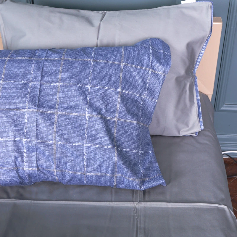 Наволочка Сатин STANDART 22-1434 Graphite Check