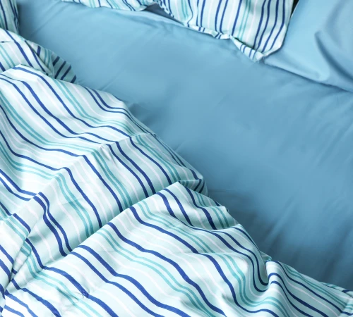 Комплект постельного белья Сатин STANDART 22-1432 Wave Freshnessl - 2